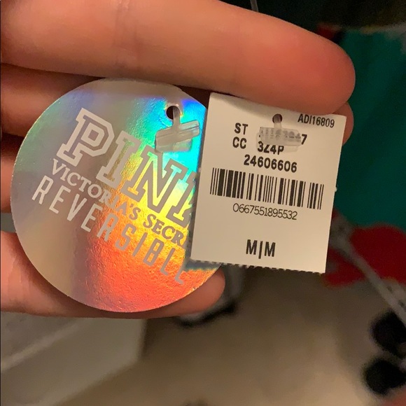 Reversible PINK brand hooded zip up - Picture 5 of 6